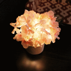 수국 꽃 플라워 LED 조명/무드등